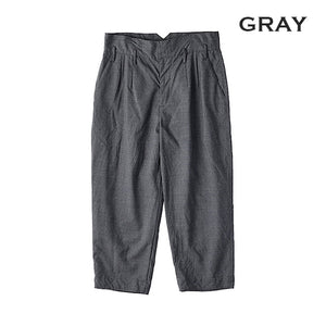 Porter Classic TROPICAL CLASSIC PANTS ポータークラシック トロピカル クラシック パンツ（GRAY）（BLACK）[PC-031-3333]