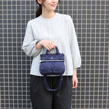 画像をギャラリービューアに読み込む, Porter Classic SUPER NYLON HELMET CASE MINI ポータークラシック スーパーナイロン ヘルメットバッグ ミニ（BLUE）（BLACK）[PC-015-4034]
