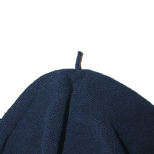 将图片加载到图库查看器，Porter Classic HAND WORK KNIT BERET 波特经典手工针织贝雷帽(蓝)(黑)[PC-011-701]
