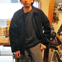 Load image into Gallery viewer, Porter Classic CORDUROY COAT - Porter Classic Corduroy Coat (BLACK)[PC-018-1968]
