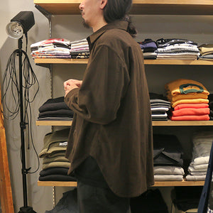 copano86 Mud Bengala Coating Flannel Shirt コパノ マッドベンガラコーティングフランネルシャツ [CP25AWSH-01]