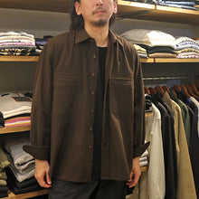 Load image into Gallery viewer, copano86 Mud Bengala Coating Flannel Shirt コパノ マッドベンガラコーティングフランネルシャツ [CP25AWSH-01]
