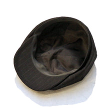 画像をギャラリービューアに読み込む, Porter Classic PIN STRIPE CASQUETTE ポータークラシック ピンストライプ キャスケット（BLACK）[PC-031-3652]
