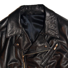 画像をギャラリービューアに読み込む, Porter Classic PC RIDERS JACKET W/LOVE &amp; PEACE SILVER  ポータークラシック ライダースジャケット W/ラブ&amp;ピース 925シルバー（BLACK）【PC-017-1962】
