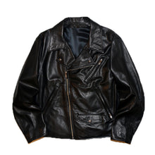 画像をギャラリービューアに読み込む, Porter Classic PC RIDERS JACKET W/LOVE &amp; PEACE SILVER  ポータークラシック ライダースジャケット W/ラブ&amp;ピース 925シルバー（BLACK）【PC-017-1962】
