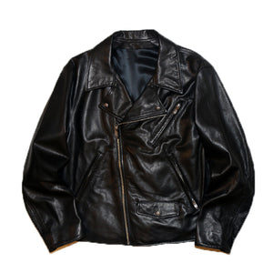 Porter Classic PC RIDERS JACKET W/LOVE & PEACE SILVER  ポータークラシック ライダースジャケット W/ラブ&ピース 925シルバー（BLACK）【PC-017-1962】