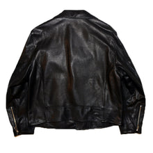 画像をギャラリービューアに読み込む, Porter Classic PC RIDERS JACKET W/LOVE &amp; PEACE SILVER  ポータークラシック ライダースジャケット W/ラブ&amp;ピース 925シルバー（BLACK）【PC-017-1962】
