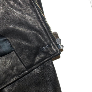 Porter Classic PC RIDERS JACKET W/LOVE & PEACE SILVER  ポータークラシック ライダースジャケット W/ラブ&ピース 925シルバー（BLACK）【PC-017-1962】