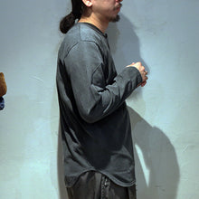 将图片加载到图库查看器，CWORKS Soup シーワークス ポケット ロングTシャツ（Purple）（Maroon）（Black）[CWCU008]
