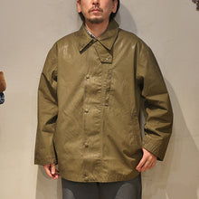 将图片加载到图库查看器，Porter Classic CINCINNATI ZIP JACKET ポータークラシック シンシナティ ジップジャケット（BLACK）（KHAKI）[PC-057-3558]
