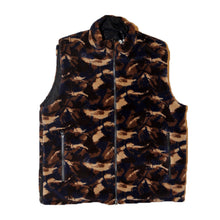 将图片加载到图库查看器，TAION タイオン ミリタリー リバーシブル ハイネック ダウンベスト（BLACK×PAINT）[R002BML]
