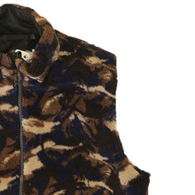 将图片加载到图库查看器，TAION タイオン ミリタリー リバーシブル ハイネック ダウンベスト（BLACK×PAINT）[R002BML]
