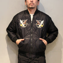 将图片加载到图库查看器，TAION MILITARY VNECK 拉链羽绒服 [UNISEX] TAION 军用 V 领拉链羽绒服（黑色）（D/NAVY）（D/OLIVE）[TAION-101ZML-1LONG]
