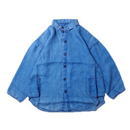 Porter Classic INDIGO LINEN SHIRT JACKET ポータークラシック インディゴリネンシャツジャケット（INDIGO）[PC-021-2199]