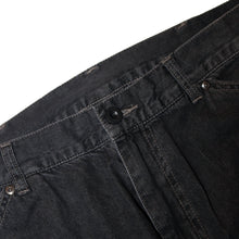 将图片加载到图库查看器，NULL TOKYO W-KNEE DENIM ヌル トウキョウ ダブルニー デニム （BLACK） [NULL-110EX]
