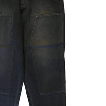 将图片加载到图库查看器，NULL TOKYO W-KNEE DENIM ヌル トウキョウ ダブルニー デニム （BLACK） [NULL-110EX]
