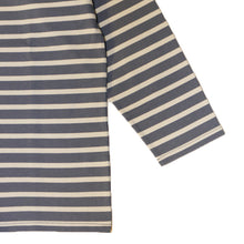 将图片加载到图库查看器，JELADO Malibu Boat Neck Border Tee（黑色 x 灰白色）（海军 x 森林绿）[BL72217]
