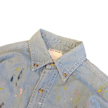 将图片加载到图库查看器，rebear by Johnbull リベア バイ ジョンブル リメイク ペイントデニムシャツ （ユーズド）[RE261L03]

