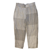 画像をギャラリービューアに読み込む, porter classic RAMIE BLOCK CHECK CLASSIC PANTS ポータークラシック ラミーブロックチェッククラシックパンツ（GRAY）[PC-021-3910]
