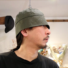 画像をギャラリービューアに読み込む, Porter Classic H/W SUMMER CHINOS SAILOR HAT サマー チノ セーラー ハット（BLACK）（OLIVE）[PC-009-4013]
