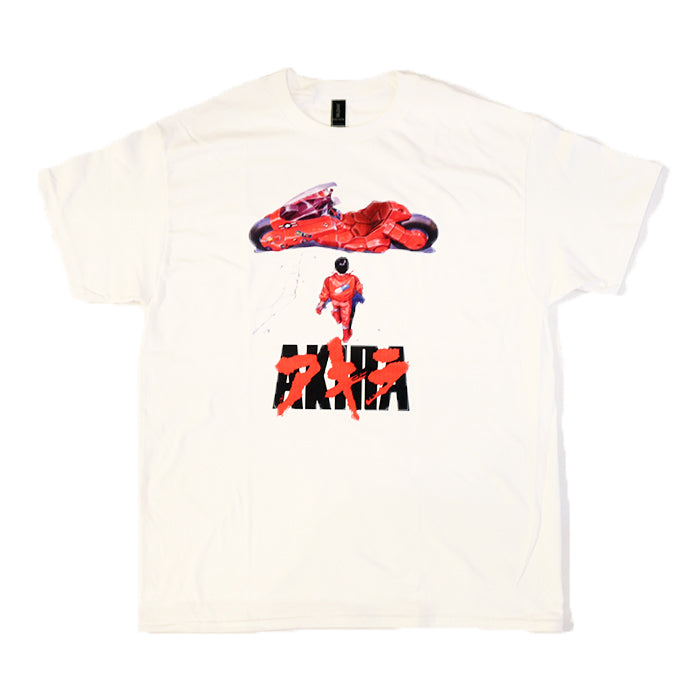 AKIRA Bike Logo Classic Tee アニメーション アキラ Tシャツ (WHITE