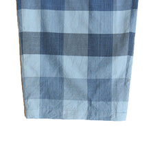 画像をギャラリービューアに読み込む, Porter Classic H/W INDIGO CHECK EASY PANTS ポータークラシック H/W インディゴチェックイージーパンツ（BLUE）（LIGHT BLUE）[PC-010-3933]
