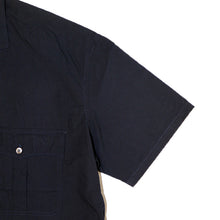 Load image into Gallery viewer, Porter Classic Dropout Spy ALOHA SHIRT (THE MISFIT SPIES) Porter Classic Dropout Spy Aloha Shirt (BLACK) (YELLOW) [PC-024-1864]
