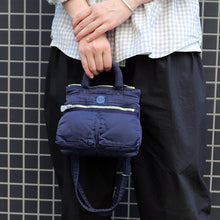Load image into Gallery viewer, Porter Classic SUPER NYLON SHOULDER BAG (M) BLUE Porter Classic Super Nylon Shoulder Bag [PC-015-192]
