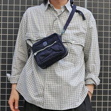 Load image into Gallery viewer, Porter Classic SUPER NYLON SHOULDER BAG (M) BLUE Porter Classic Super Nylon Shoulder Bag [PC-015-192]
