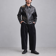画像をギャラリービューアに読み込む, Porter Classic PC RIDERS JACKET W/LOVE &amp; PEACE SILVER  ポータークラシック ライダースジャケット W/ラブ&amp;ピース 925シルバー（BLACK）【PC-017-1962】
