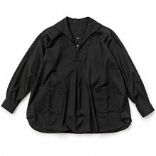 将图片加载到图库查看器，copano86 FRENCH SHIRT コパノ フレンチシャツ（BLACK）[CP26AWSH-02]
