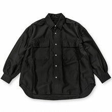 画像をギャラリービューアに読み込む, copano86 BRITISH OFFICER SHIRT コパノ ブリティッシュ オフィサー シャツ（BLACK）[CP26AWSH-01]
