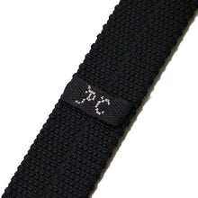 Load image into Gallery viewer, Porter Classic CLASSIC SILK KNIT TIE ポータークラシック クラシック シルクニットタイ （BLACK）[PC-011-2052]
