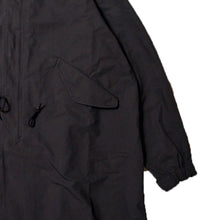 Load image into Gallery viewer, Porter Classic WEATHER MILITARY COAT ポータークラシック ウェザーミリタリーコート (BLACK)[PC-026-2444]

