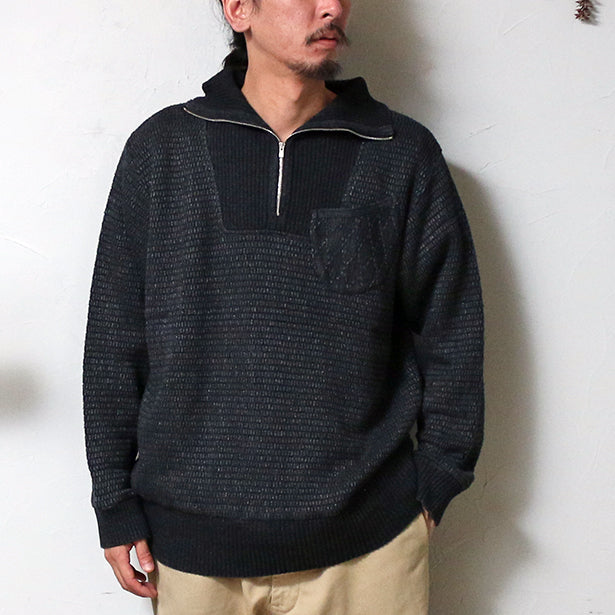 Porter Classic BEATNIK KENDO KNIT HALF ZIP ビートニク ケンドー