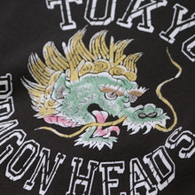画像をギャラリービューアに読み込む, JELADO Tokyo Dragon Heads Sweat Shirt ジェラード トウキョウ ドラゴンヘッズ スウェットシャツ（Smoke Black） [AB01225］
