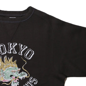 JELADO Tokyo Dragon Heads Sweat Shirt ジェラード トウキョウ ドラゴンヘッズ スウェットシャツ（Smoke Black） [AB01225］