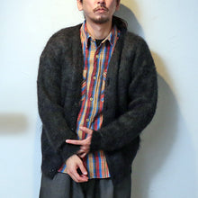 Load image into Gallery viewer, CWORKS East Mohair シーワークス モヘア カーディガン（BURGUNDY）（GRAY）（BLACK）[CWKN006]

