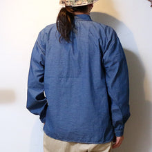Load image into Gallery viewer, The 2 Monkeys Confederate Army Shirt  ザツーモンキーズ コンフェデレート アーミー・シャツ （Blue）[TM01141]
