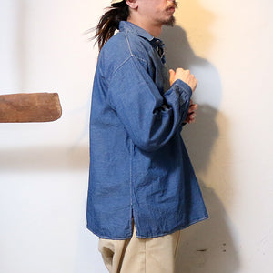 The 2 Monkeys Confederate Army Shirt  ザツーモンキーズ コンフェデレート アーミー・シャツ （Blue）[TM01141]