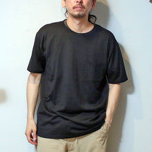 Load image into Gallery viewer, CWORKS Pleasant シーワークス ポケットTee（Charcoal）（Black）[CWKN010]
