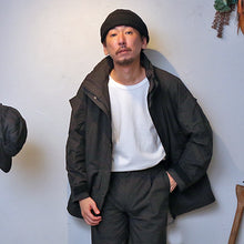 将图片加载到图库查看器，Porter Classic WEATHER MILITARY JACKET ポータークラシック ウェザーミリタリージャケット (BLACK)（OLIVE）[PC-026-2988]
