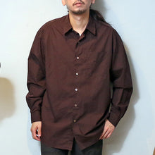 将图片加载到图库查看器，Porter Classic CLASSIC SHIRT ポータークラシック クラシック シャツ （BROWN）（BEIGE）[PC-016-2475]
