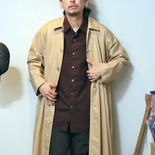 画像をギャラリービューアに読み込む, Porter Classic CLASSIC SHIRT ポータークラシック クラシック シャツ （BROWN）（BEIGE）[PC-016-2475]
