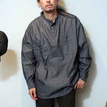 Load image into Gallery viewer, Porter Classic ATELIER SHIRT ポータークラシック アトリエシャツ （NAVY）（BLACK）[PC-016-3039]
