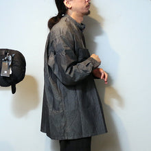 Load image into Gallery viewer, Porter Classic ATELIER SHIRT ポータークラシック アトリエシャツ （NAVY）（BLACK）[PC-016-3039]
