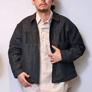 Porter Classic MOLESKIN JACKET ポータークラシック モールスキン ジャケット （BLACK）[PC-019-2934]