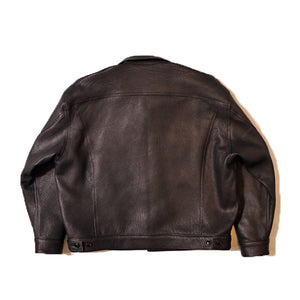 CWORKS Lombardi Coach Jacket - Deerskin - FINE CREEK Seaworks Lombardi Coach Jacket (Black) [CWJK008]