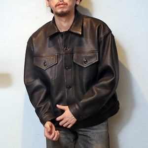 CWORKS Lombardi Coach Jacket - Deerskin - FINE CREEK Seaworks Lombardi Coach Jacket (Black) [CWJK008]