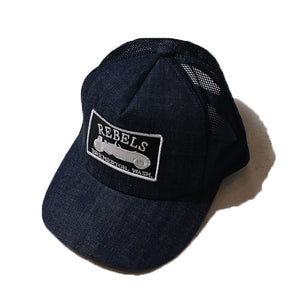 JELADO Trucker Cap Plain ジェラード トラッカー キャップ（Indigo）[AB11713A-B]